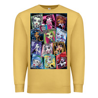 Antique Gold monster high character Premium Sweatshirt - DesignPulse