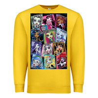 Lemon monster high character Premium Sweatshirt - DesignPulse