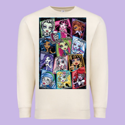 Monster High Character Premium Sweatshirt Designed By Designpulse