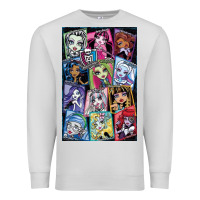 Dove Grey monster high character Premium Sweatshirt - DesignPulse