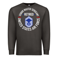 Smoke senior master sergeant retired air force retirement gifts t shirt Premium Sweatshirt - DesignPulse