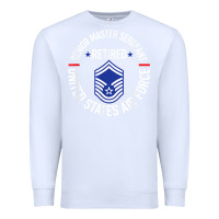 White senior master sergeant retired air force retirement gifts t shirt Premium Sweatshirt - DesignPulse