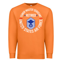 Carrot senior master sergeant retired air force retirement gifts t shirt Premium Sweatshirt - DesignPulse