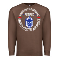 Chestnut senior master sergeant retired air force retirement gifts t shirt Premium Sweatshirt - DesignPulse