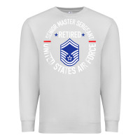 Dove Grey senior master sergeant retired air force retirement gifts t shirt Premium Sweatshirt - DesignPulse
