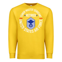 Lemon senior master sergeant retired air force retirement gifts t shirt Premium Sweatshirt - DesignPulse