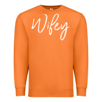 Carrot wifey sweat(b) Premium Sweatshirt - DesignPulse
