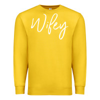 Lemon wifey sweat(b) Premium Sweatshirt - DesignPulse