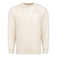 Sandshell wifey sweat(b) Premium Sweatshirt - DesignPulse