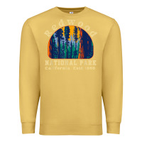 Antique Gold redwood national park california retro vintage cam Premium Sweatshirt - DesignPulse