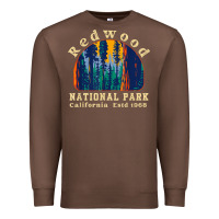 Chestnut redwood national park california retro vintage cam Premium Sweatshirt - DesignPulse