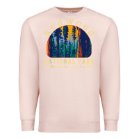 Pale Pink redwood national park california retro vintage cam Premium Sweatshirt - DesignPulse