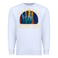 White redwood national park california retro vintage cam Premium Sweatshirt - DesignPulse
