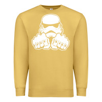 Antique Gold dark side knuckle starwars stormtrooper 2 Premium Sweatshirt - DesignPulse