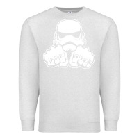 Oatmeal Heather dark side knuckle starwars stormtrooper 2 Premium Sweatshirt - DesignPulse
