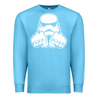 Ocean Blue dark side knuckle starwars stormtrooper 2 Premium Sweatshirt - DesignPulse