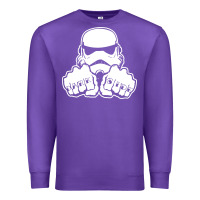 Purple dark side knuckle starwars stormtrooper 2 Premium Sweatshirt - DesignPulse