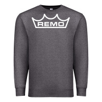 Charcoal Heather remo musical company Premium Sweatshirt - DesignPulse