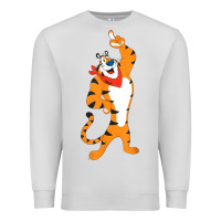 Dove Grey Frosted Flakes Tony The Tiger T Shirt Premium Sweatshirt - DesignPulse