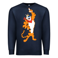 Navy Frosted Flakes Tony The Tiger T Shirt Premium Sweatshirt - DesignPulse