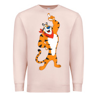 Pale Pink Frosted Flakes Tony The Tiger T Shirt Premium Sweatshirt - DesignPulse