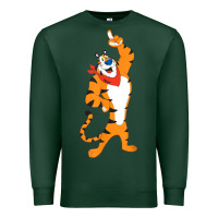 Sports Green Frosted Flakes Tony The Tiger T Shirt Premium Sweatshirt - DesignPulse