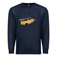 Navy traveler Premium Sweatshirt - DesignPulse