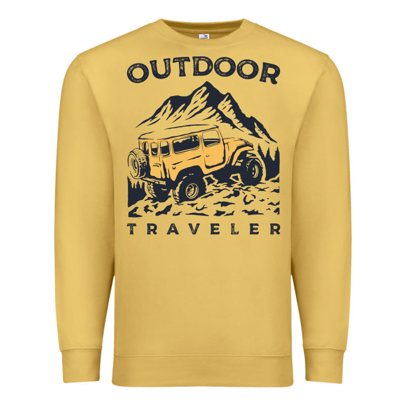 Traveler Premium Sweatshirt by DesignPulse | Teevron