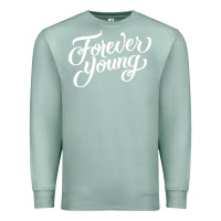 Seafoam forever young Premium Sweatshirt - DesignPulse