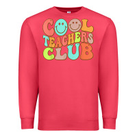 Cardinal cool teachers club funny smile teachers club squad t shirt Premium Sweatshirt - DesignPulse