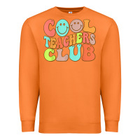 Carrot cool teachers club funny smile teachers club squad t shirt Premium Sweatshirt - DesignPulse