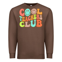 Chestnut cool teachers club funny smile teachers club squad t shirt Premium Sweatshirt - DesignPulse