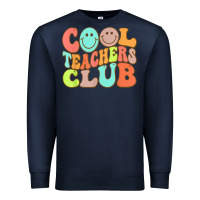 Navy cool teachers club funny smile teachers club squad t shirt Premium Sweatshirt - DesignPulse