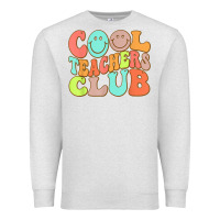 Oatmeal Heather cool teachers club funny smile teachers club squad t shirt Premium Sweatshirt - DesignPulse