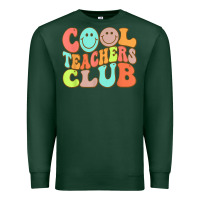 Sports Green cool teachers club funny smile teachers club squad t shirt Premium Sweatshirt - DesignPulse