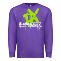 Purple D GENERATION X, D GENERATION X vinatge, D GENERATION X art, D GENERATI Premium Sweatshirt - DesignPulse