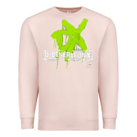 Pale Pink D GENERATION X, D GENERATION X vinatge, D GENERATION X art, D GENERATI Premium Sweatshirt - DesignPulse