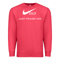 Cardinal jesus just praise him Premium Sweatshirt - DesignPulse