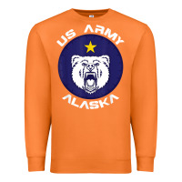 Carrot us army alaska polar bear patch t shirt Premium Sweatshirt - DesignPulse
