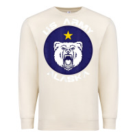 Sandshell us army alaska polar bear patch t shirt Premium Sweatshirt - DesignPulse