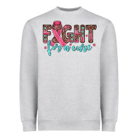 Fight For A Cure Heavyweight Sweatshirt | Teevron