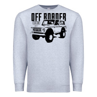 Heather Grey off roader bronco Premium Sweatshirt - DesignPulse
