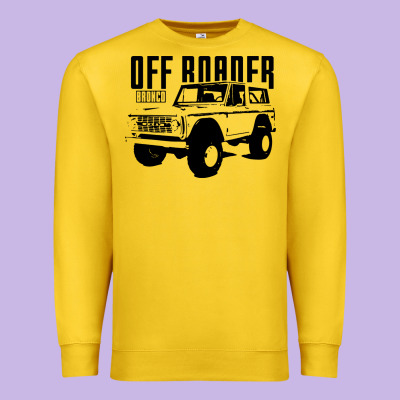 Off Roader Bronco Premium Sweatshirt Designed By Designpulse