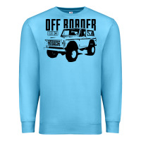 Ocean Blue off roader bronco Premium Sweatshirt - DesignPulse
