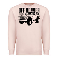 Pale Pink off roader bronco Premium Sweatshirt - DesignPulse