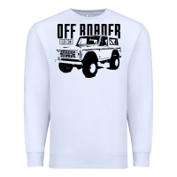 White off roader bronco Premium Sweatshirt - DesignPulse
