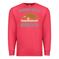 Cardinal retro boundary waters canoe minnesota Premium Sweatshirt - DesignPulse