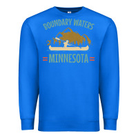 True Royal retro boundary waters canoe minnesota Premium Sweatshirt - DesignPulse