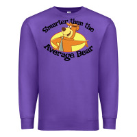 Purple yogi bear average bear Premium Sweatshirt - DesignPulse