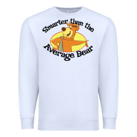 White yogi bear average bear Premium Sweatshirt - DesignPulse